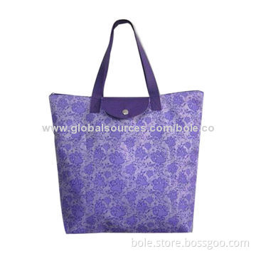 Foldable Shopping Bag, Sized 44.9*37.5*11.5cm, OEM Orders Welcomed